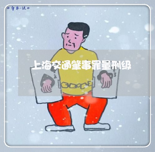 上海交通肇事罪量刑级/2023021281924 上海交通肇事罪量刑级/2023021281924