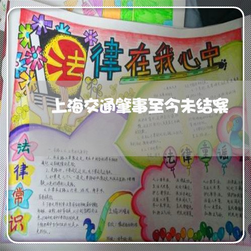 上海交通肇事至今未结案/2023022763814 上海交通肇事至今未结案/2023022763814