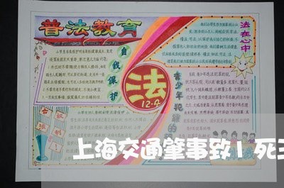 上海交通肇事致1死三重伤/2023031705837