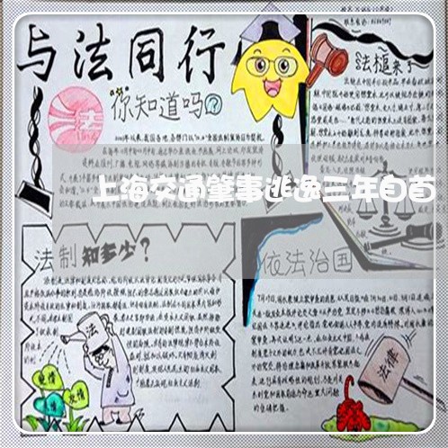 上海交通肇事逃逸三年自首/2023031781702