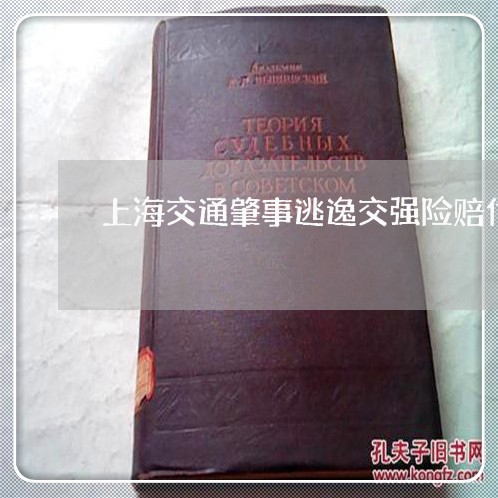 上海交通肇事逃逸交强险赔付/2023033050592