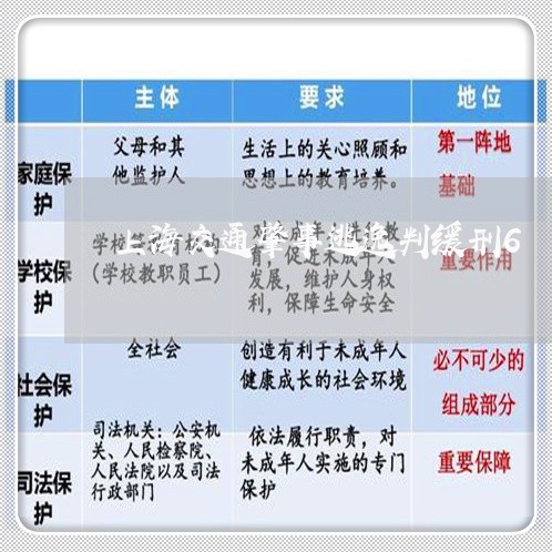 上海交通肇事逃逸判缓刑6/2023033070694