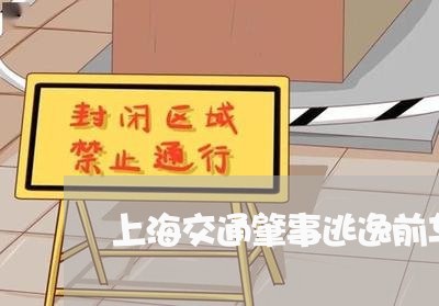 上海交通肇事逃逸前车后车/2023031751693 上海交通肇事逃逸前车后车/2023031751693
