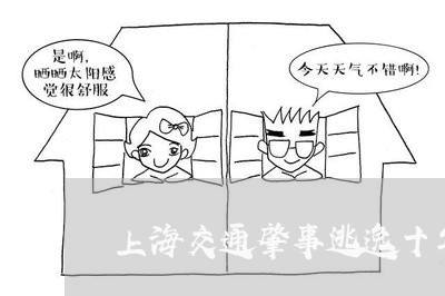 上海交通肇事逃逸十年后破案/2023033071692