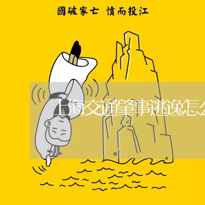 上海交通肇事逃逸怎么处罚呀/2023033068282 上海交通肇事逃逸怎么处罚呀/2023033068282