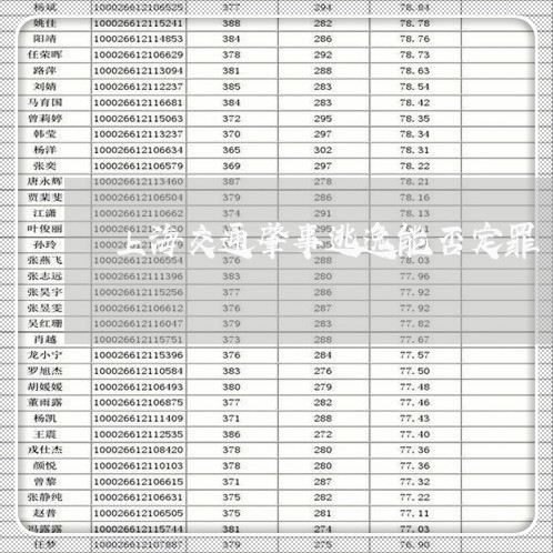 上海交通肇事逃逸能否定罪/2023031716050 上海交通肇事逃逸能否定罪/2023031716050