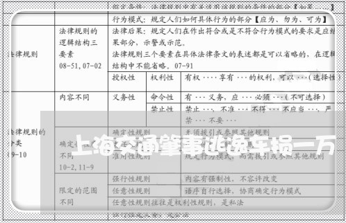 上海交通肇事逃逸车损一万/2023033070494