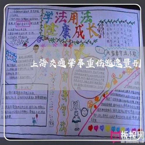 上海交通肇事重伤逃逸量刑/2023031703949 上海交通肇事重伤逃逸量刑/2023031703949