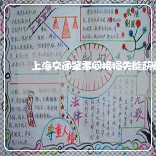 上海交通肇事间接损失能获赔/2023033007159