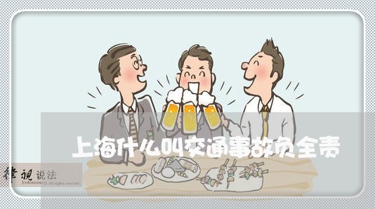 上海什么叫交通事故负全责/2023031795926