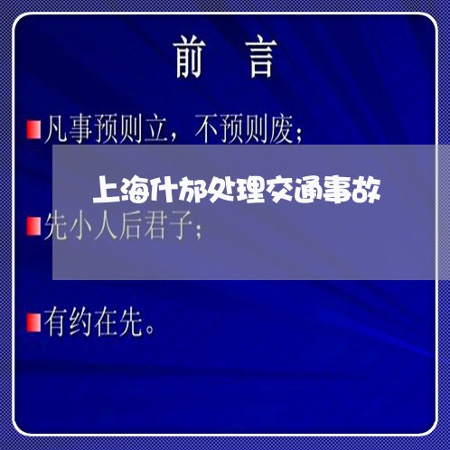 上海什邡处理交通事故/2023021284828 上海什邡处理交通事故/2023021284828