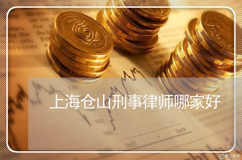 上海仓山刑事律师哪家好/2023022817279
