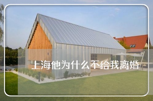 上海他为什么不给我离婚/2023022877169