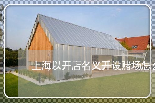 上海以开店名义开设赌场怎么办/2023060427261