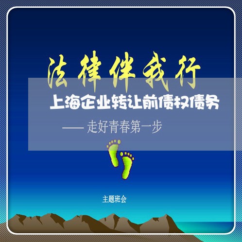 上海企业转让前债权债务/2023022738150