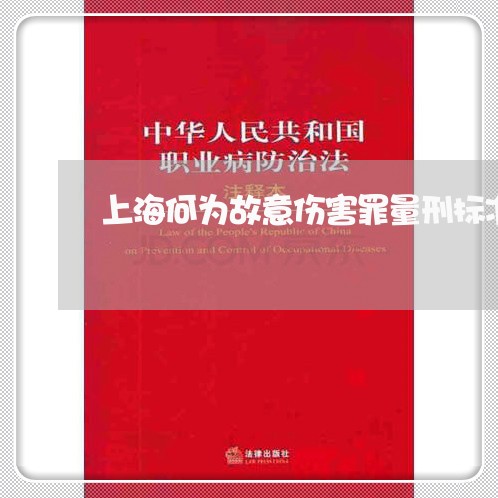 上海何为故意伤害罪量刑标准/2023033028248