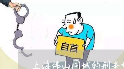 上海佛山同城的刑事辩护/2023022761591
