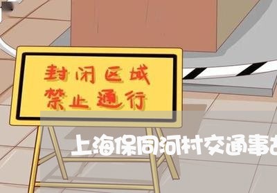 上海保同河村交通事故/2023021156269