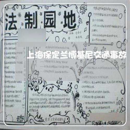 上海保定兰博基尼交通事故/2023031839380 上海保定兰博基尼交通事故/2023031839380