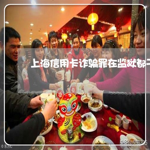 上海信用卡诈骗罪在监狱都干嘛/2023060313927