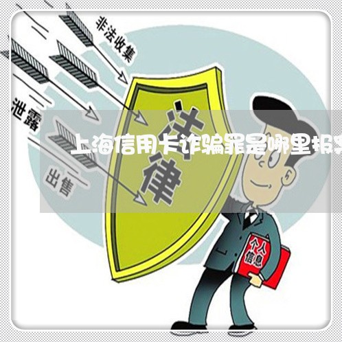 上海信用卡诈骗罪是哪里报案/2023033003969