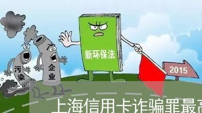 上海信用卡诈骗罪最高判几年/2023033039391