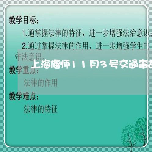 上海偃师11月3号交通事故/2023033038402 上海偃师11月3号交通事故/2023033038402