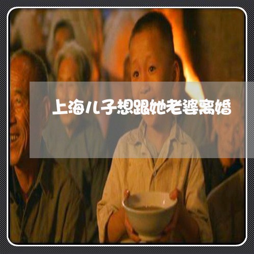 上海儿子想跟她老婆离婚/2023022728481