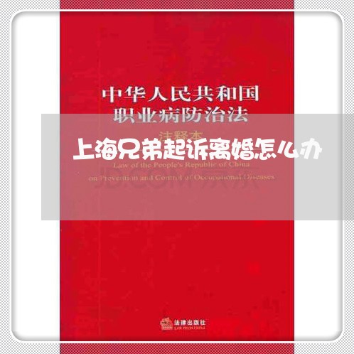 上海兄弟起诉离婚怎么办/2023022638258 上海兄弟起诉离婚怎么办/2023022638258