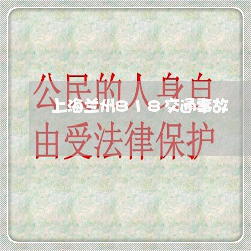 上海兰州818交通事故/2023022728168 上海兰州818交通事故/2023022728168