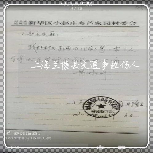 上海兰陵县交通事故伤人/2023022783839