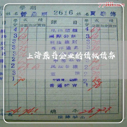 上海兼并企业的债权债务/2023022683603 上海兼并企业的债权债务/2023022683603