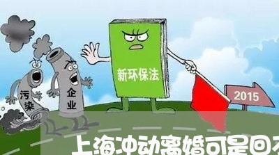 上海冲动离婚可是回不去了/2023031675050 上海冲动离婚可是回不去了/2023031675050