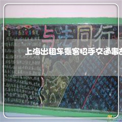 上海出租车乘客招手交通事故/2023032973584 上海出租车乘客招手交通事故/2023032973584