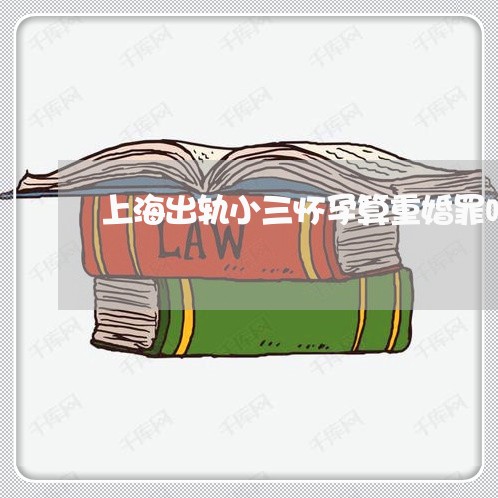 上海出轨小三怀孕算重婚罪吗/2023032938350