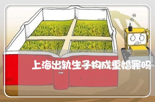 上海出轨生子构成重婚罪吗/2023031708259 上海出轨生子构成重婚罪吗/2023031708259