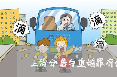 上海分居与重婚罪有什么区别/2023032929148 上海分居与重婚罪有什么区别/2023032929148
