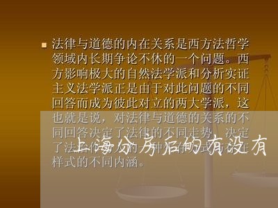 上海分房后的有没有/2023022607938