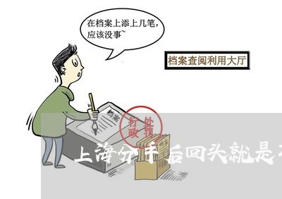 上海分手后回头就是不离婚/2023031632947 上海分手后回头就是不离婚/2023031632947