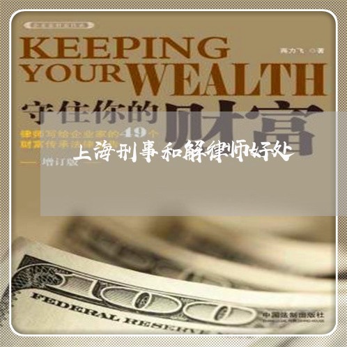 上海刑事和解律师好处/2023021197171 上海刑事和解律师好处/2023021197171
