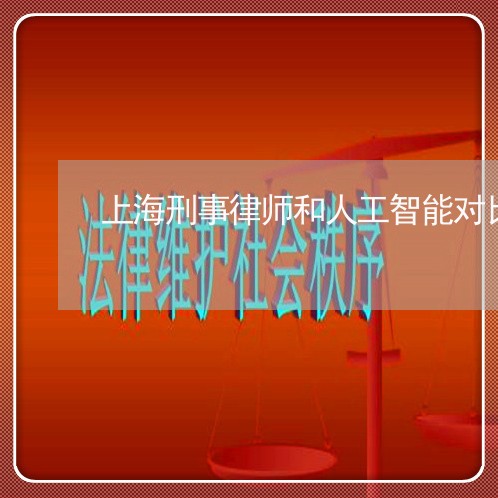 上海刑事律师和人工智能对比/2023033094725