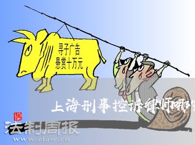 上海刑事控诉律师哪家有名/2023031673937