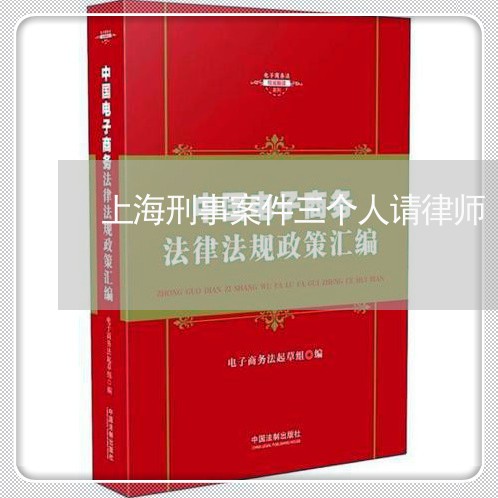 上海刑事案件三个人请律师/2023032991384