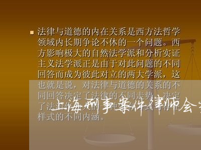 上海刑事案件律师会当庭辩解吗/2023060337493