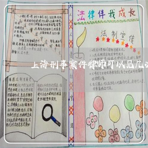 上海刑事案件律师可以见几次/2023032985025