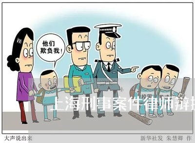 上海刑事案件律师辩护无用/2023032900613