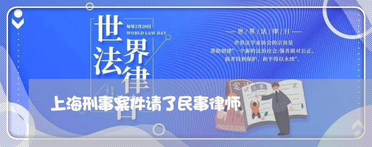 上海刑事案件请了民事律师/2023031684704 上海刑事案件请了民事律师/2023031684704