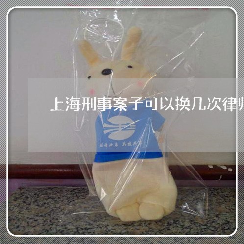 上海刑事案子可以换几次律师/2023033081413