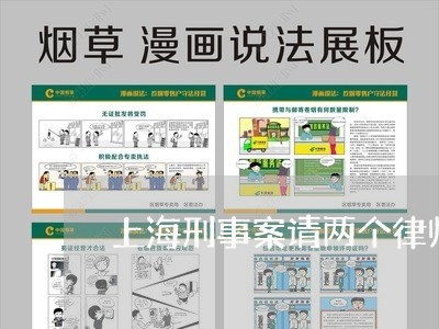 上海刑事案请两个律师的好处/2023033084047