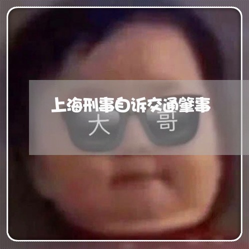 上海刑事自诉交通肇事/2023021148492 上海刑事自诉交通肇事/2023021148492